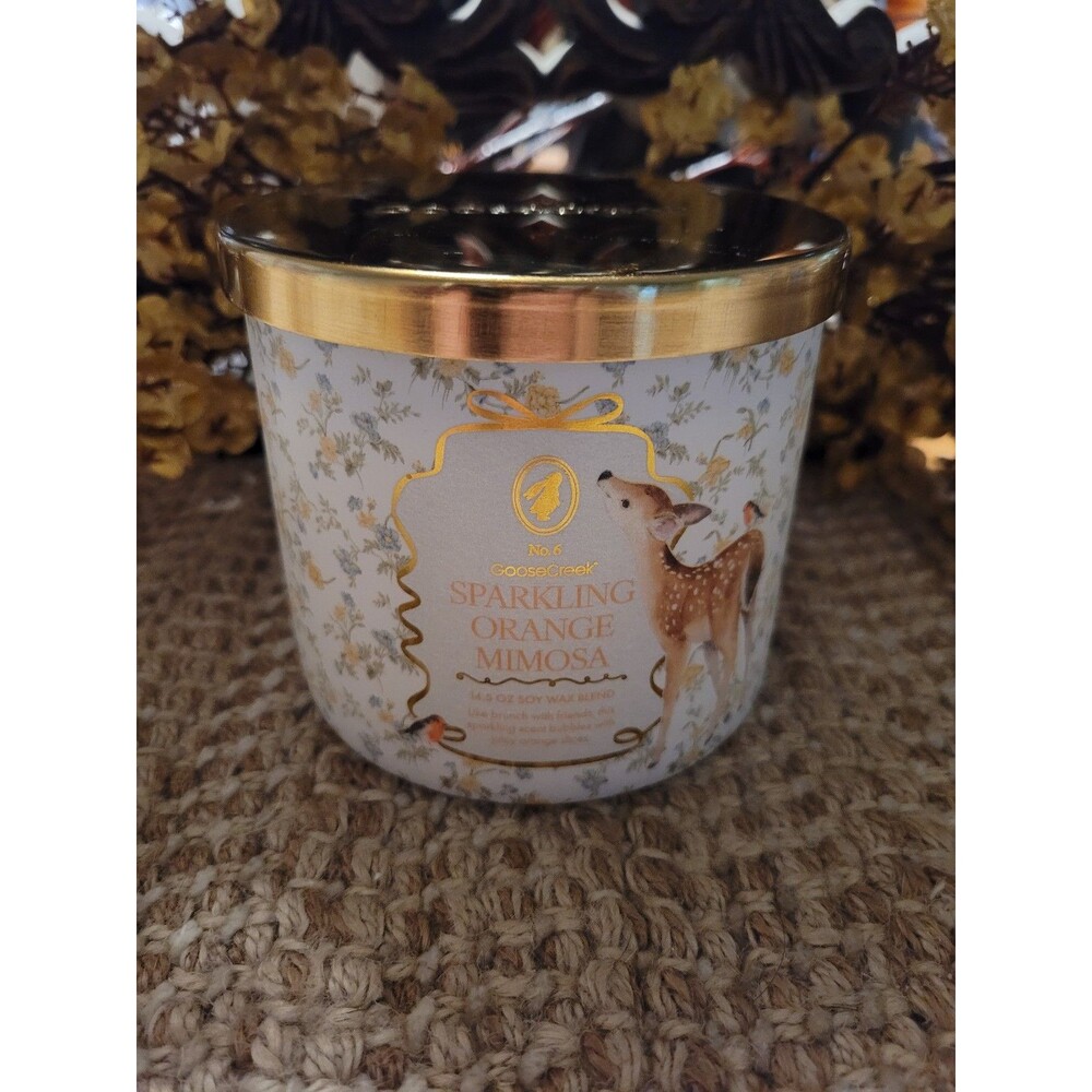 Sparkling Orange Mimosa - Goose Creek 3-wick Candle